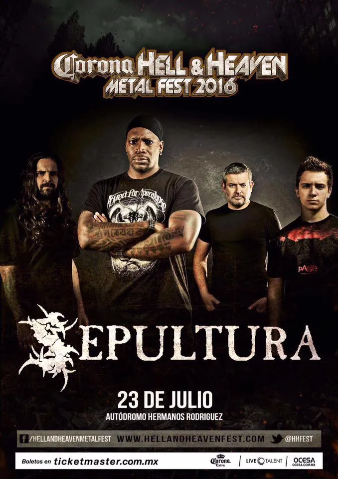 Hell and Heaven 2016 Sepultura