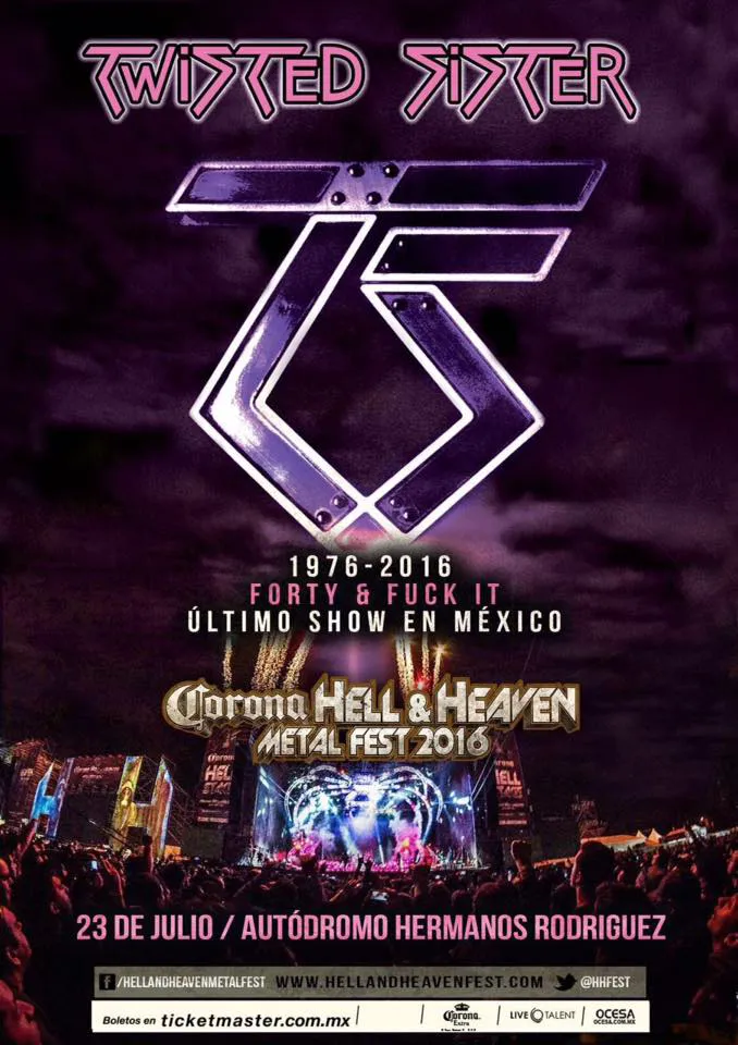 Twisted Sister Hell and Heaven 2016