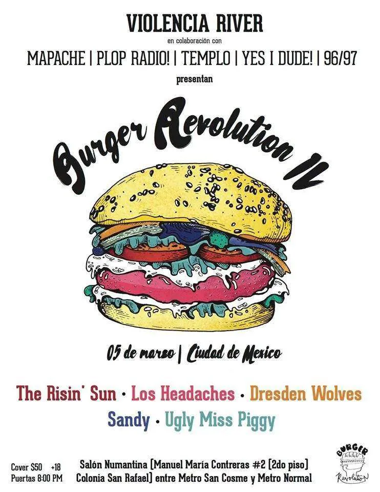 violencia river burger revolution