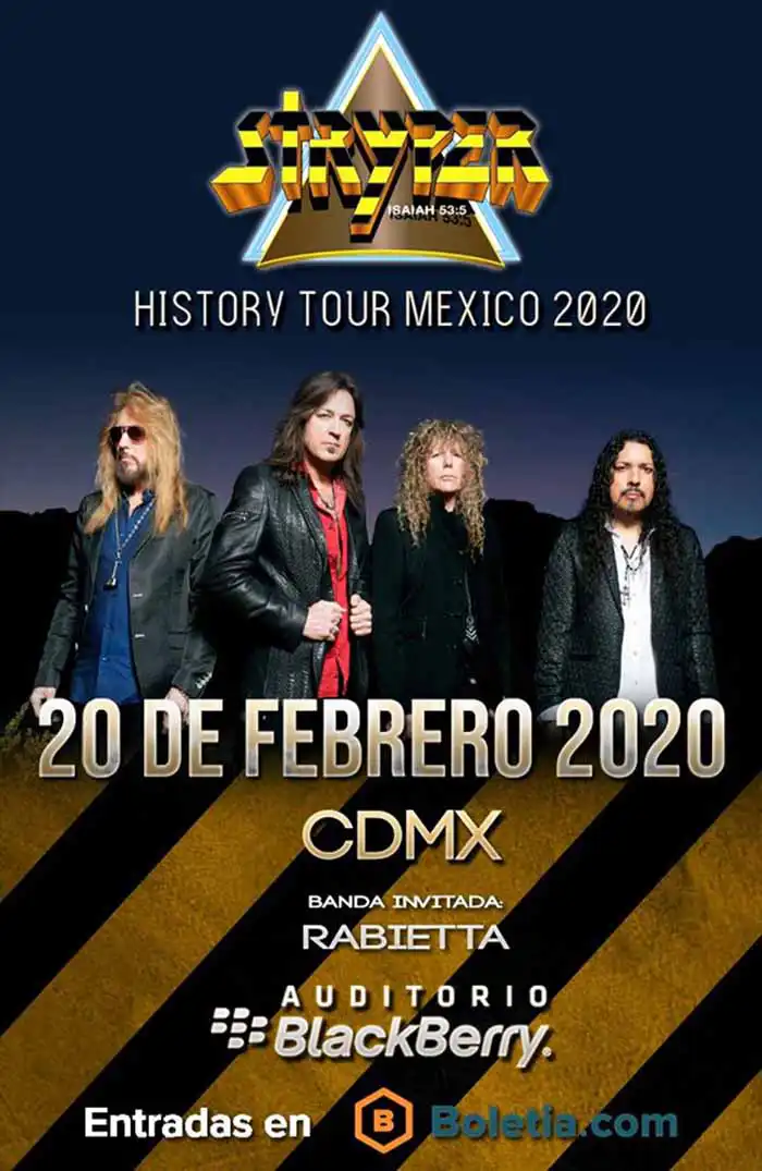 stryper flyer cdmx