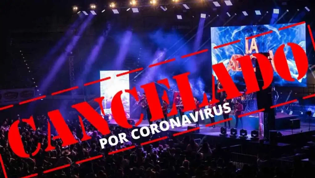 concierto cancelado coronavirus