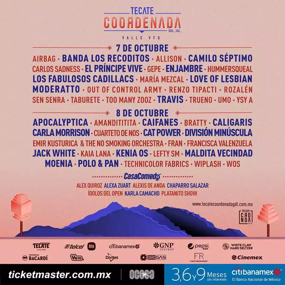 Cordenada 2022 Line up