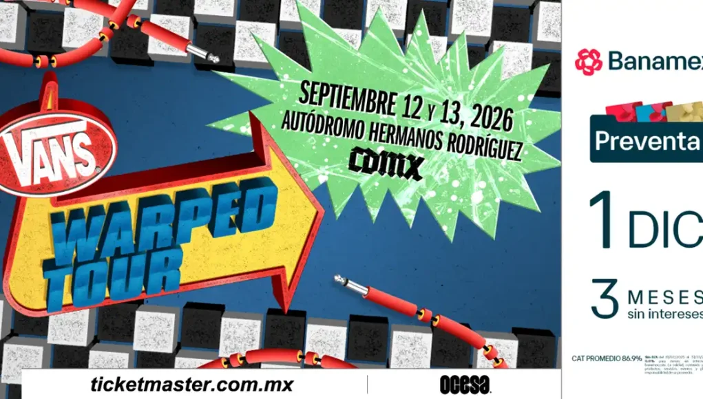 Vans Warped Tour 2026 Vans Warped Tour CDMX 2026