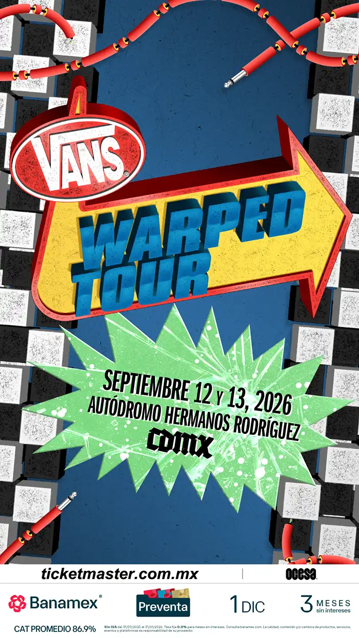Vans Warped Tour CDMX 2026 Vans Warped Tour CDMX 2026