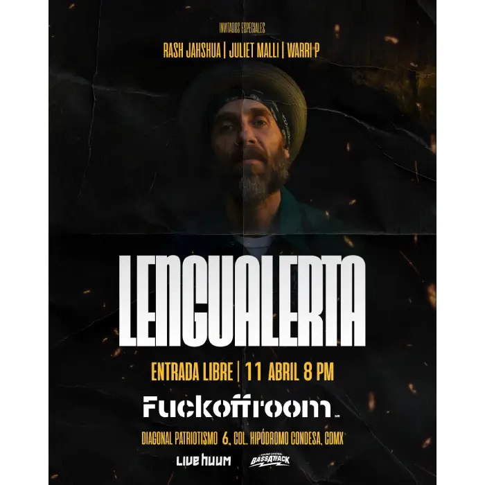 Lengualerta Lengualerta concierto CDMX 2026 Fuck Off Room reggae dub en vivo